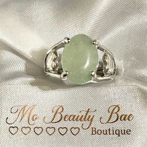 Green Aventurine Heart Ring